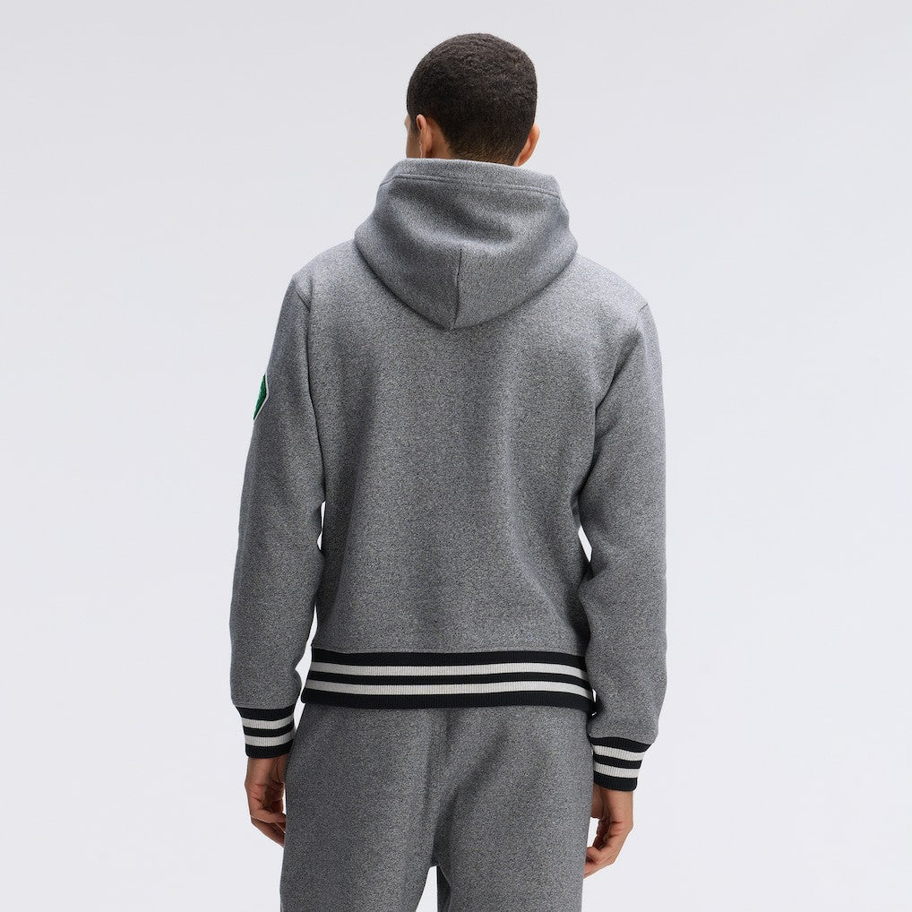 Fanatics Philadelphia Eagles IconicFleece Tipped Hoodie Athletic Heather Gray