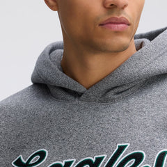 Fanatics Philadelphia Eagles IconicFleece Tipped Hoodie Athletic Heather Gray