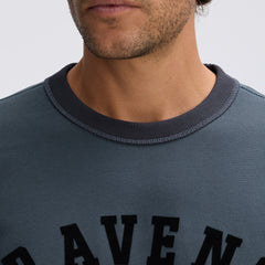 Fanatics Baltimore Ravens IconicFleece Short Sleeve Sweatshirt Charcoal