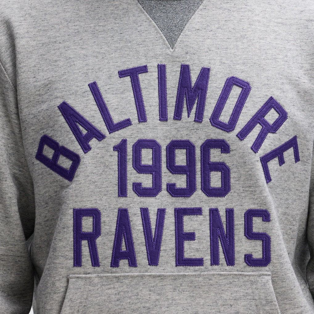 Fanatics Baltimore Ravens IconicFleece Pocket Sweatshirt Heather Gray