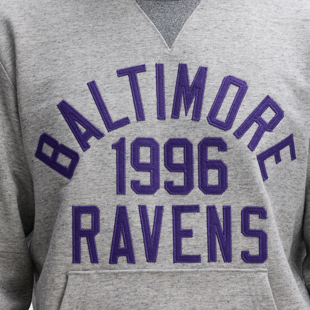 Fanatics Baltimore Ravens IconicFleece Pocket Sweatshirt Heather Gray