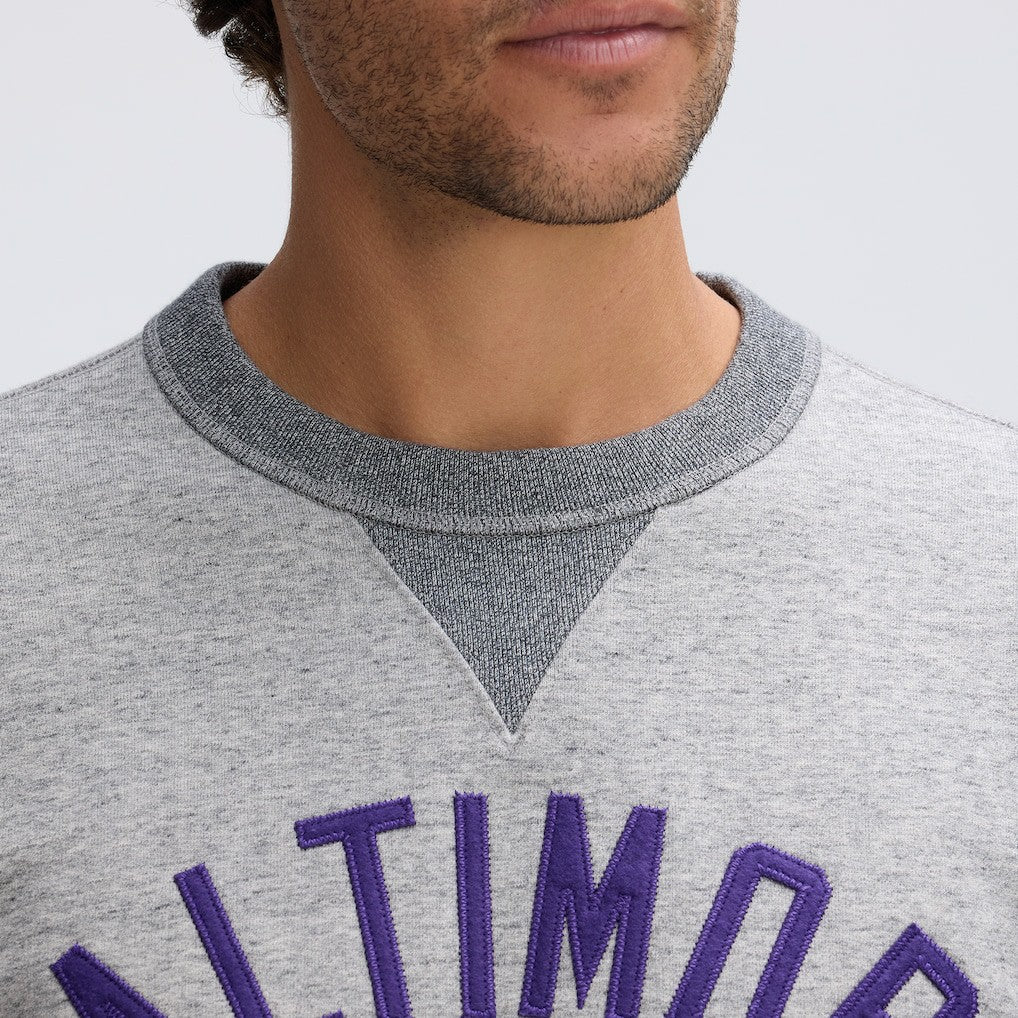 Fanatics Baltimore Ravens IconicFleece Pocket Sweatshirt Heather Gray