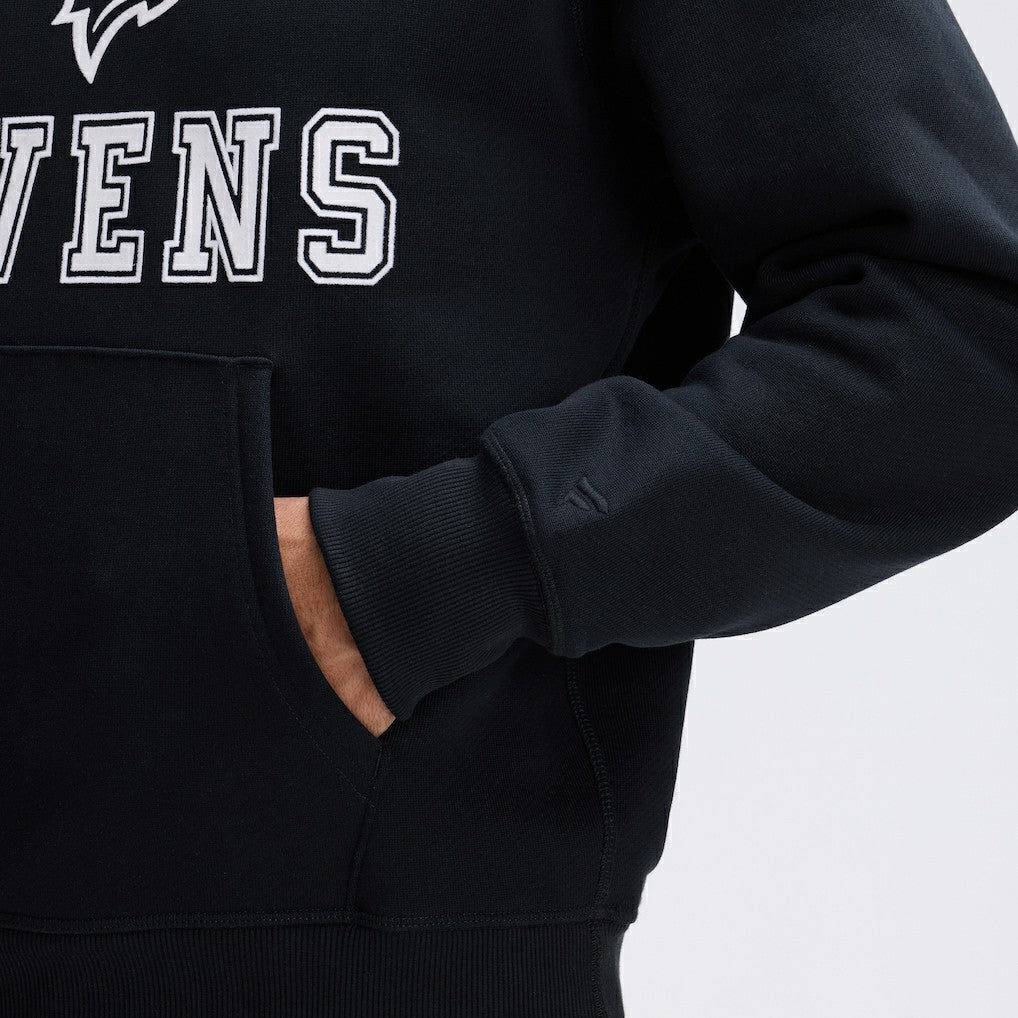 Fanatics Baltimore Ravens IconicFleece Flocked Hoodie Black