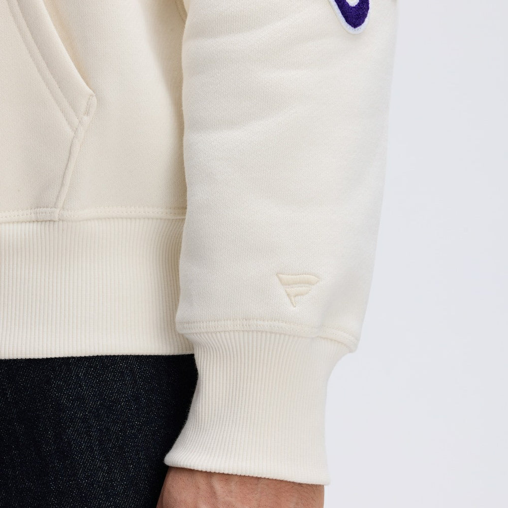 Fanatics Baltimore Ravens IconicFleece Letterman Hoodie Oatmeal