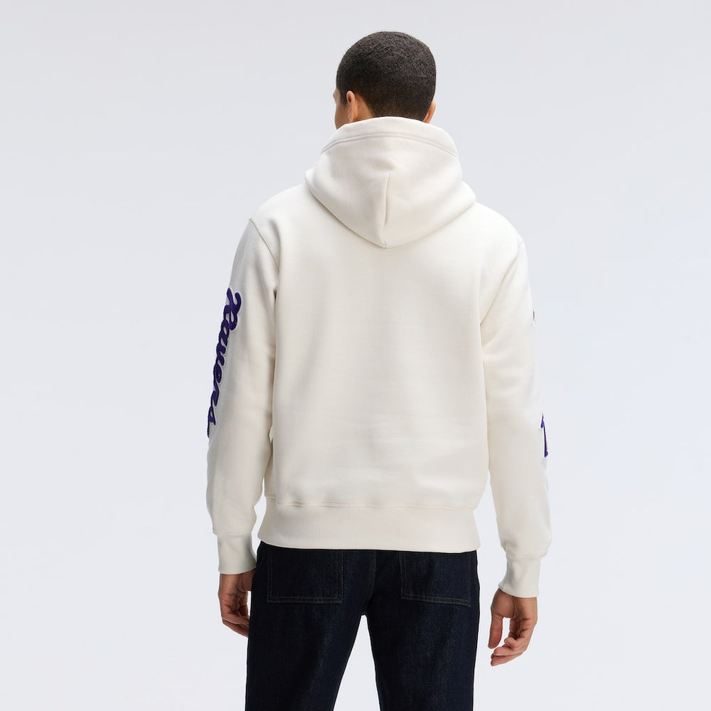 Fanatics Baltimore Ravens IconicFleece Letterman Hoodie Oatmeal