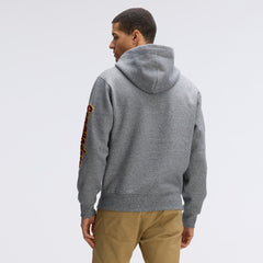 Fanatics Washington Commanders IconicFleece Letterman Hoodie Athletic Heather Gray