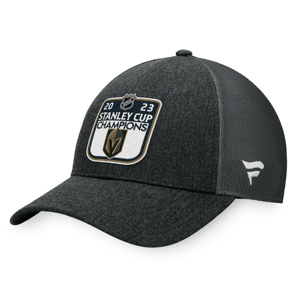 Vegas Golden Knights Fanatics 2023 Stanley Cup Champions Locker Room Adjustable Hat - Charcoal - NHL 200169823