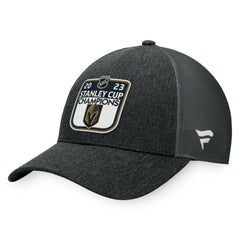 Vegas Golden Knights Fanatics 2023 Stanley Cup Champions Locker Room Adjustable Hat - Charcoal - NHL 200169823