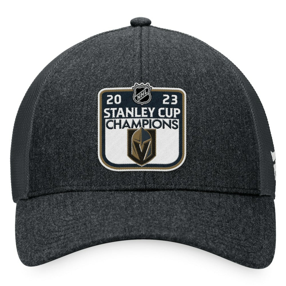 Vegas Golden Knights Fanatics 2023 Stanley Cup Champions Locker Room Adjustable Hat - Charcoal - NHL 200169823