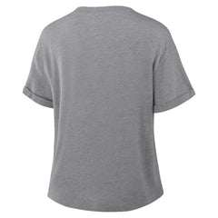 Utah Mammoth Fanatics Women's Tribute Tri-Blend Boxy T-Shirt - Heather Gray - NHL 2001700596