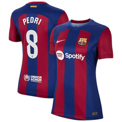 Pedri Barcelona Women's 2023/24 Home Replica Jersey Royal - Nike Discount