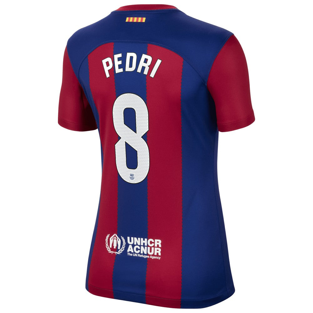 Pedri Barcelona Women's 2023/24 Home Replica Jersey Royal - Nike Discount