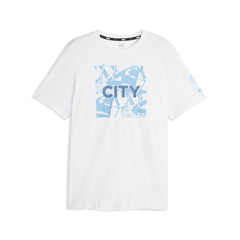 Manchester City FtblCore Graphic T-Shirt White - Puma