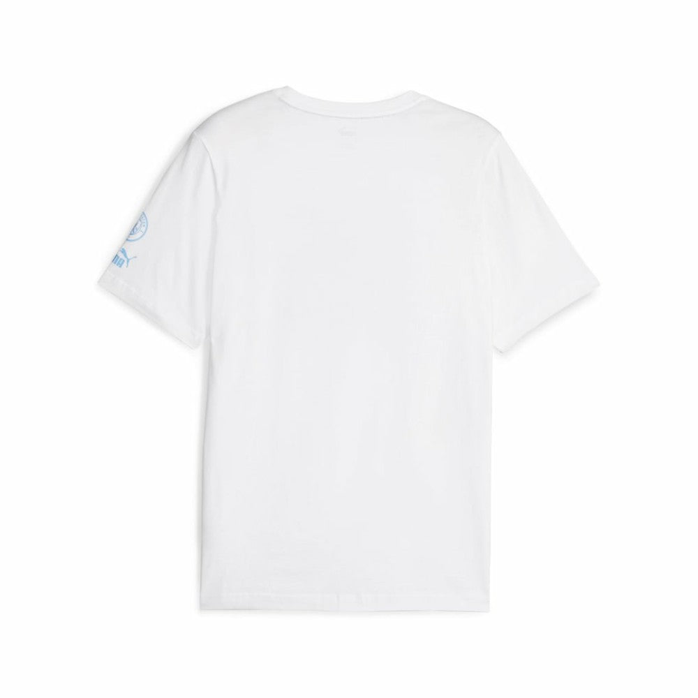 Manchester City FtblCore Graphic T-Shirt White - Puma