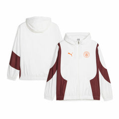 Manchester City 2023/24 Pre-Match Anthem Full-Zip Hoodie Jacket White - Puma