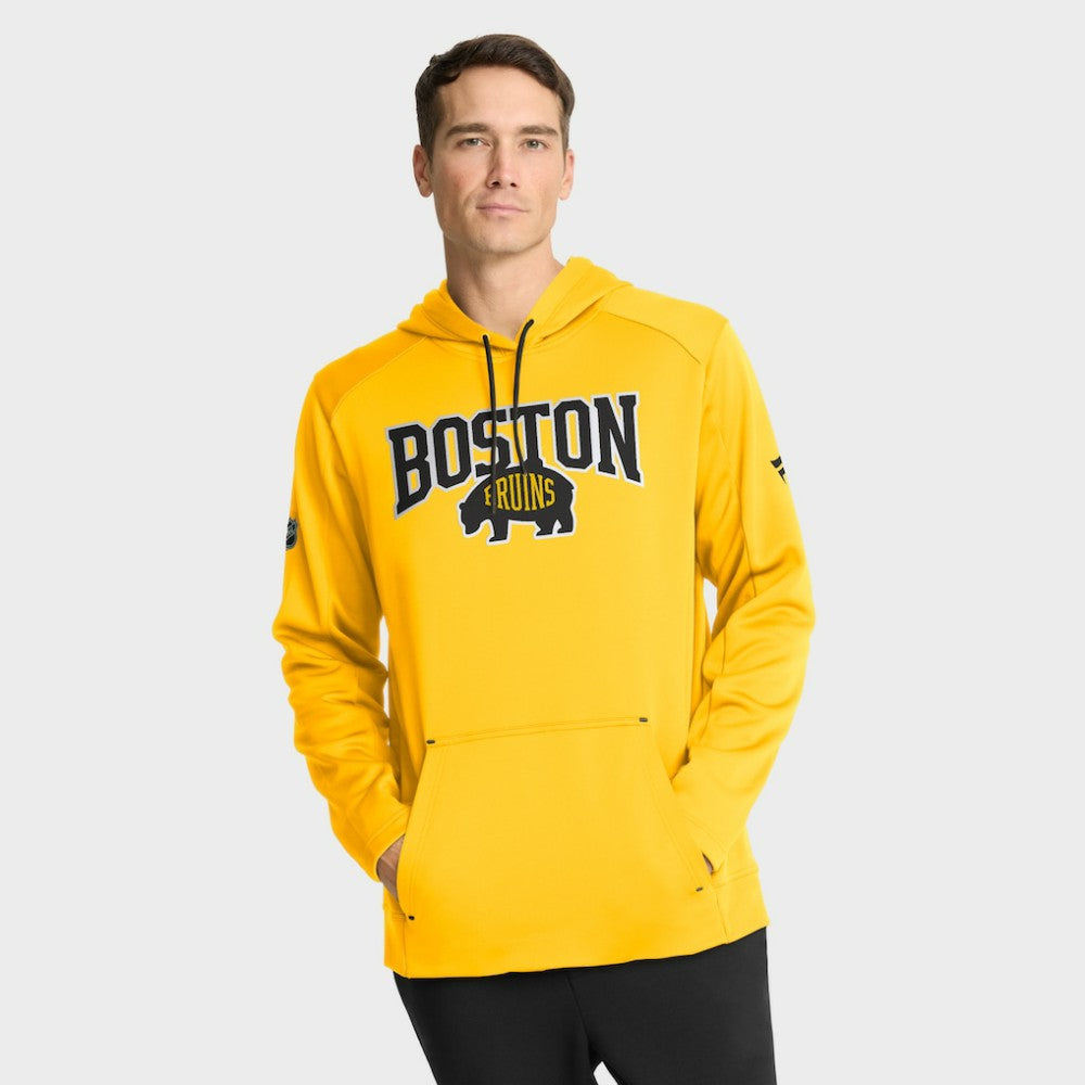 Boston Bruins Fanatics 2026 NHL Stadium Series Authentic Pro Pullover Hoodie - Gold - NHL 2001708137
