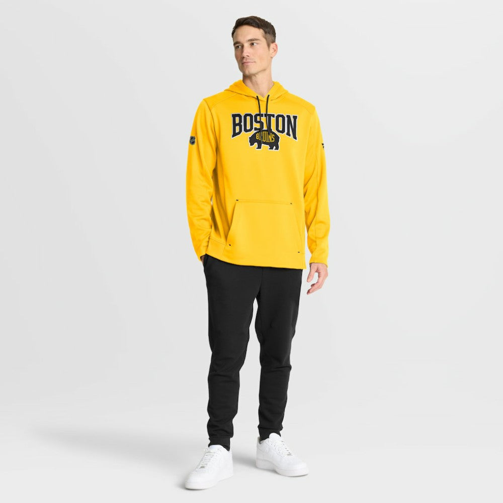 Boston Bruins Fanatics 2026 NHL Stadium Series Authentic Pro Pullover Hoodie - Gold - NHL 2001708137
