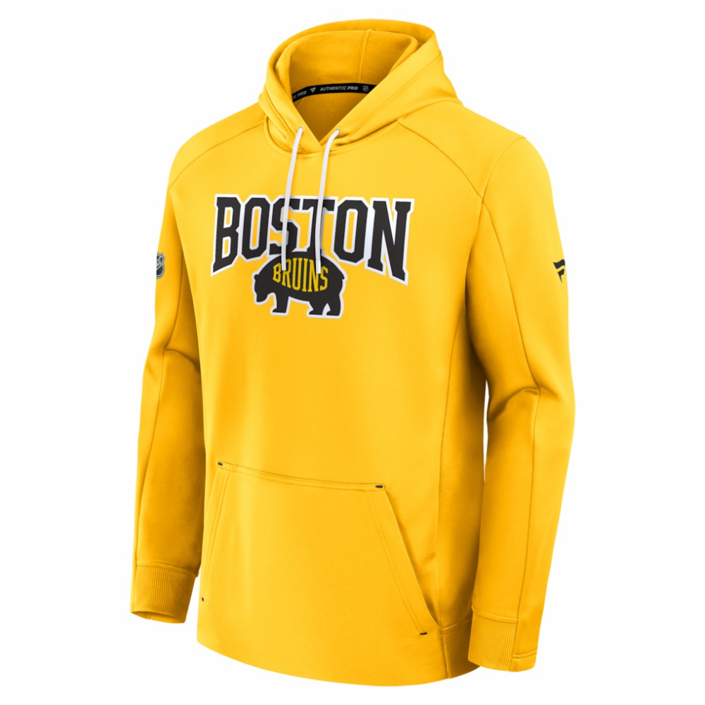 Boston Bruins Fanatics 2026 NHL Stadium Series Authentic Pro Pullover Hoodie - Gold - NHL 2001708137