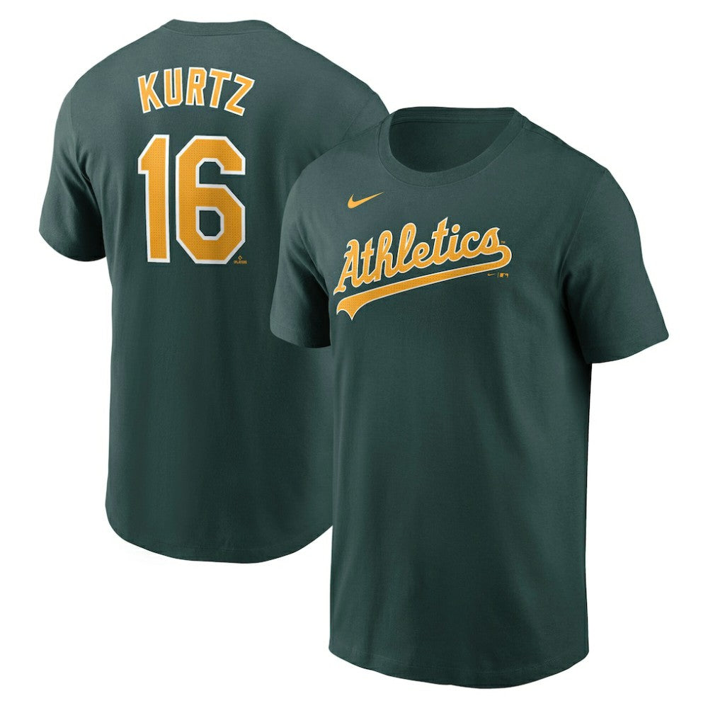 Nick Kurtz Athletics Nike Fuse Name & Number T-Shirt - Green - Nike Sale