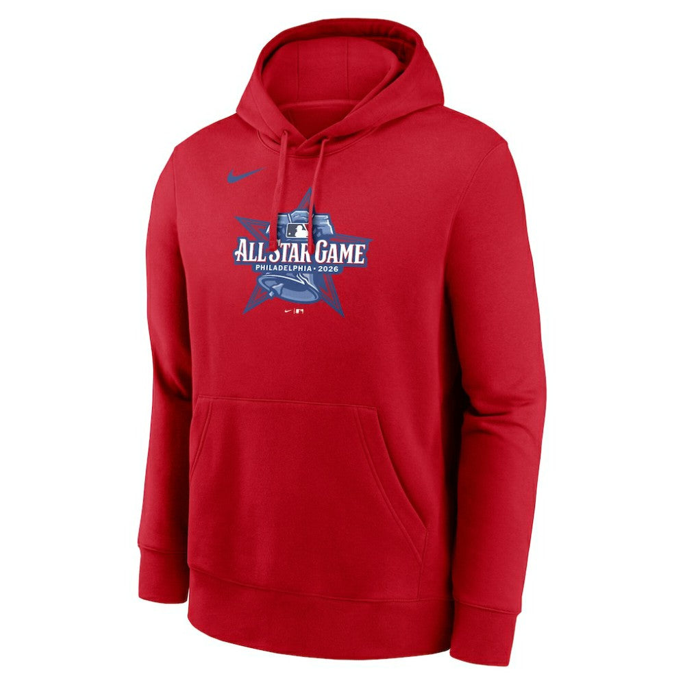 Nike 2026 MLB All-Star Game Logo Club Pullover Hoodie - Red - Nike Discount
