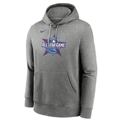 Nike 2026 MLB All-Star Game Logo Club Pullover Hoodie - Heather Charcoal - Nike Online