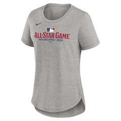 MLB All-Star Nike Women's 2026 MLB All-Star Game Wordmark Tri-Blend T-Shirt - Heather Gray - Nike Discount