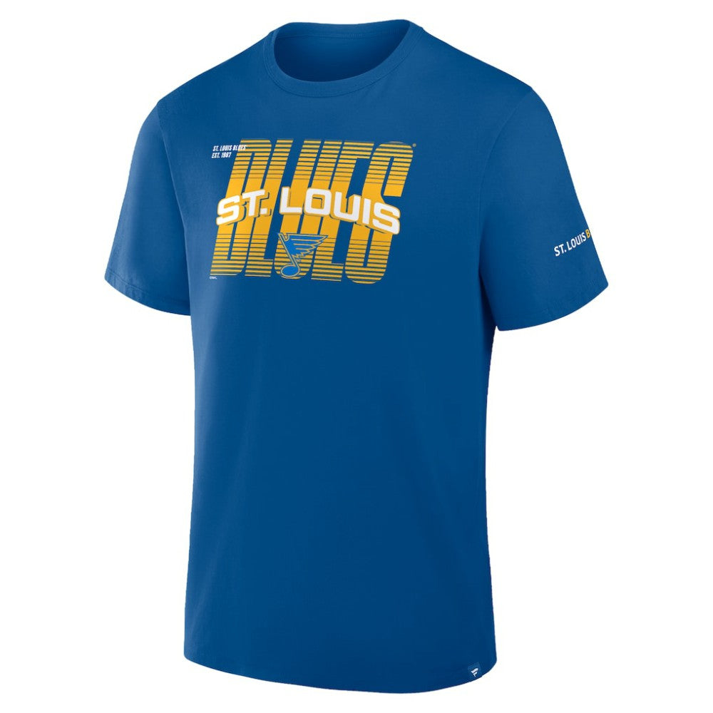 St. Louis Blues Fanatics Team Vision Legacy T-Shirt - Blue - NHL 2001708551