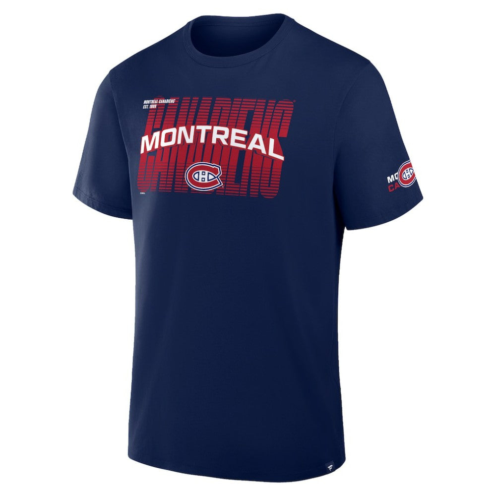 Montreal Canadiens Fanatics Team Vision Legacy T-Shirt - Navy - NHL 2001708561