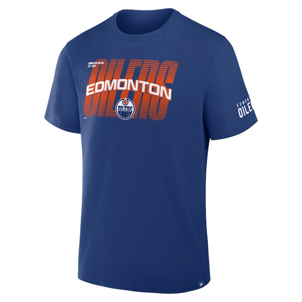 Edmonton Oilers Fanatics Team Vision Legacy T-Shirt - Royal - NHL 2001708565