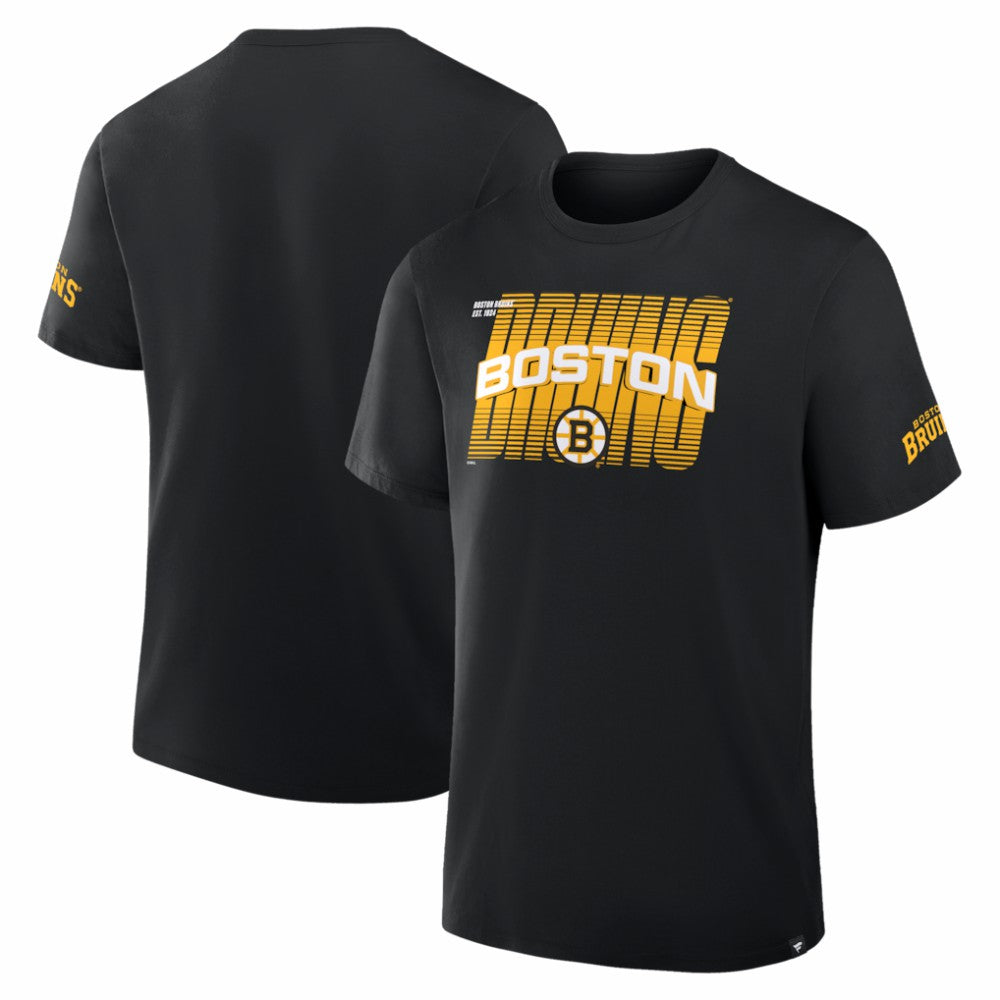 Boston Bruins Fanatics Team Vision Legacy T-Shirt - Black - NHL 2001708574