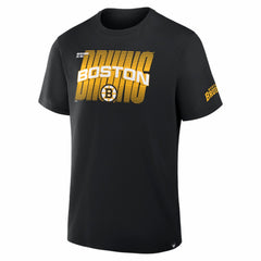 Boston Bruins Fanatics Team Vision Legacy T-Shirt - Black - NHL 2001708574