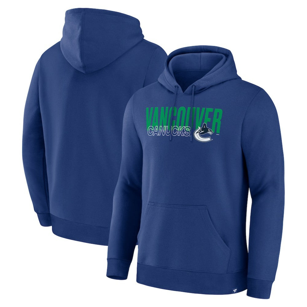 Vancouver Canucks Fanatics Net Minder Legacy Hoodie - Blue - NHL 2001708675