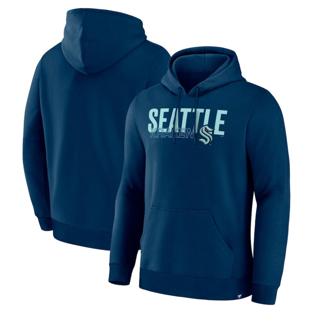 Seattle Kraken Fanatics Net Minder Legacy Hoodie - Deep Sea Blue - NHL 2001708680