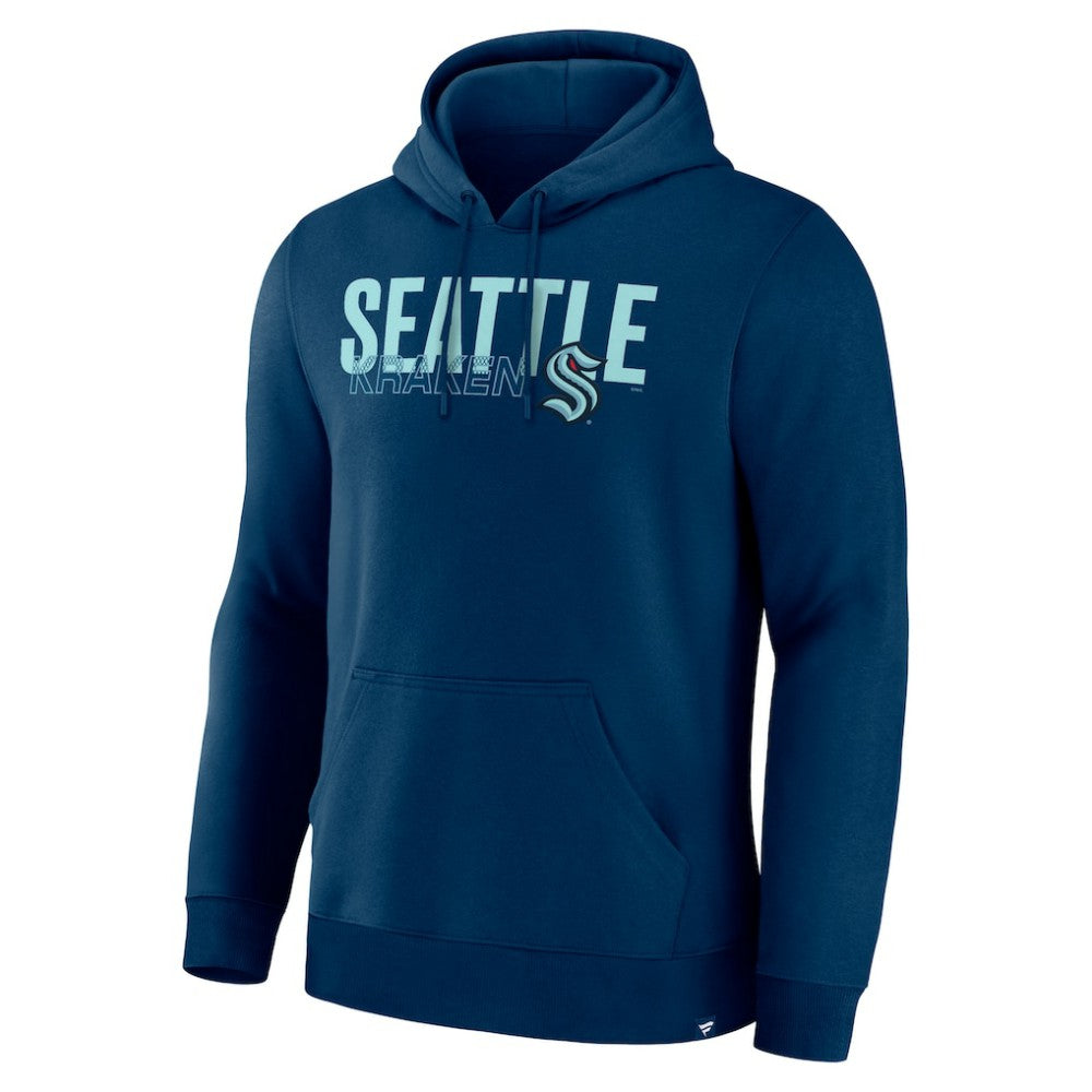 Seattle Kraken Fanatics Net Minder Legacy Hoodie - Deep Sea Blue - NHL 2001708680