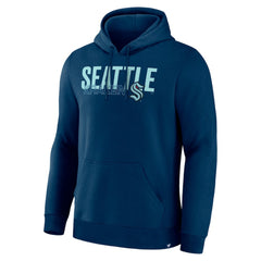 Seattle Kraken Fanatics Net Minder Legacy Hoodie - Deep Sea Blue - NHL 2001708680