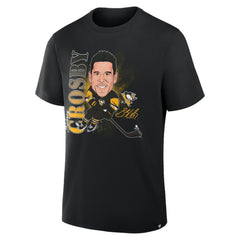 Sidney Crosby Pittsburgh Penguins Fanatics Caricature Player T-Shirt - Black - NHL 2001709073