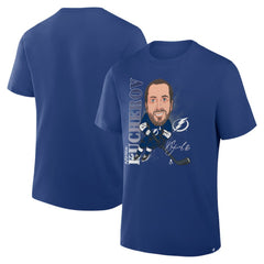 Nikita Kucherov Tampa Bay Lightning Fanatics Caricature Player T-Shirt - Blue - NHL 2001709080