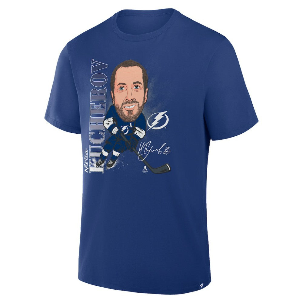 Nikita Kucherov Tampa Bay Lightning Fanatics Caricature Player T-Shirt - Blue - NHL 2001709080