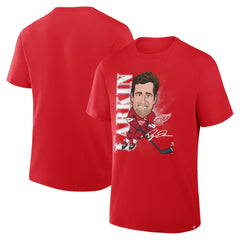 Dylan Larkin Detroit Red Wings Fanatics Caricature Player T-Shirt - Red - NHL 2001709084