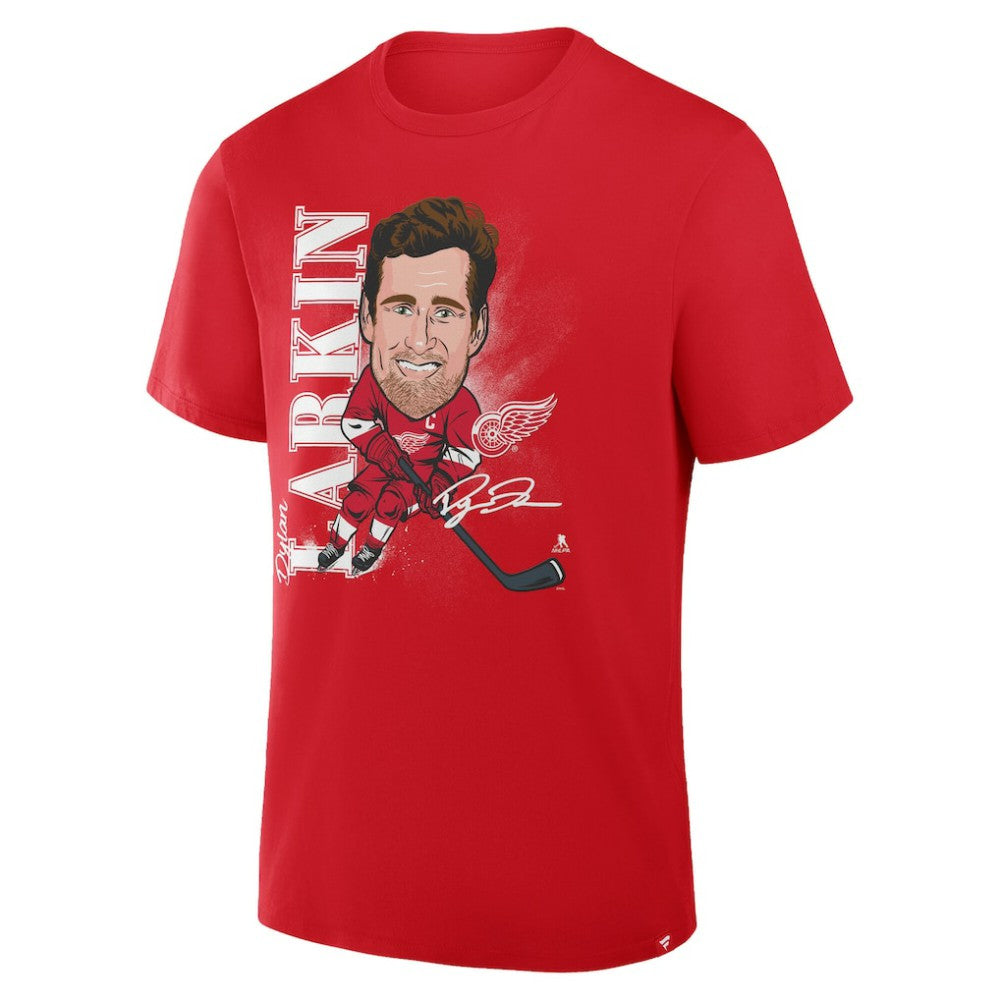 Dylan Larkin Detroit Red Wings Fanatics Caricature Player T-Shirt - Red - NHL 2001709084