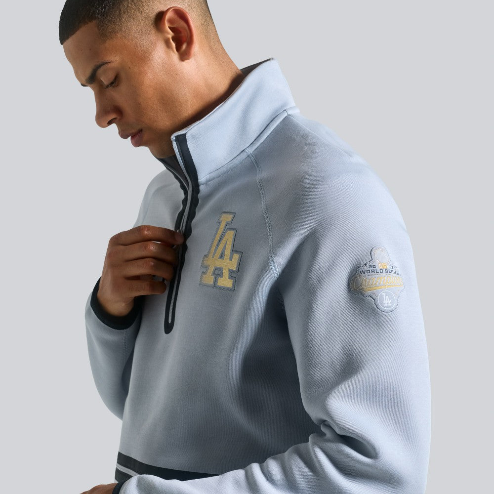 Los Angeles Dodgers Nike 2026 Gold Collection Tech Fleece Half-Zip Pullover - Gray - Nike Discount
