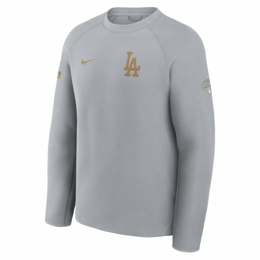 Los Angeles Dodgers Nike 2026 Gold Collection Tech Fleece Sweatshirt - Gray - Nike Discount