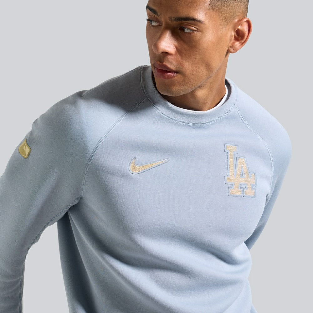 Los Angeles Dodgers Nike 2026 Gold Collection Tech Fleece Sweatshirt - Gray - Nike Discount
