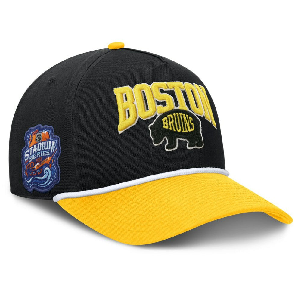 Boston Bruins Fanatics 2026 NHL Stadium Series Authentic Pro A-Frame Adjustable Hat - Black - NHL 2001716691