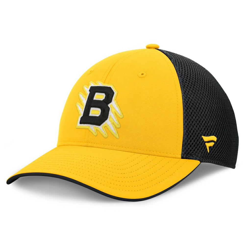 Boston Bruins Fanatics 2026 NHL Stadium Series Authentic Pro Adjustable Trucker Hat - Gold/Black - NHL 2001716787