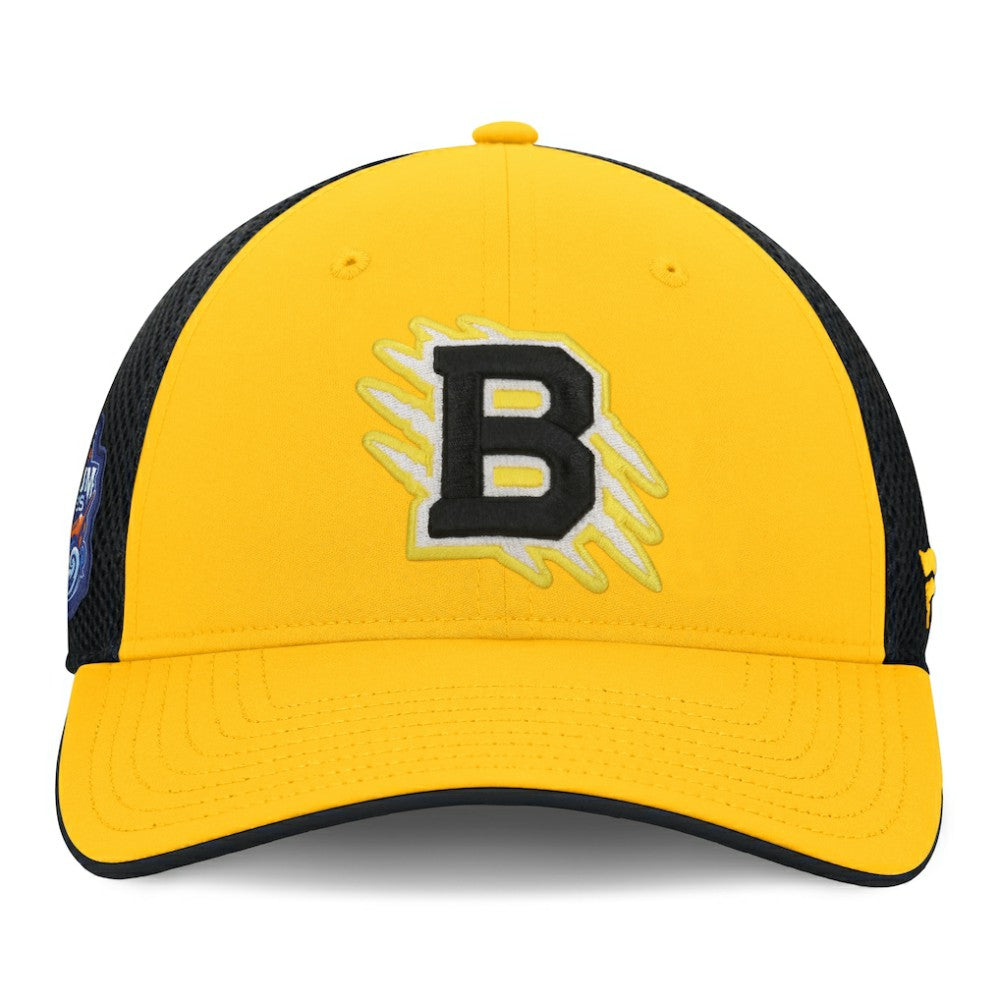 Boston Bruins Fanatics 2026 NHL Stadium Series Authentic Pro Adjustable Trucker Hat - Gold/Black - NHL 2001716787