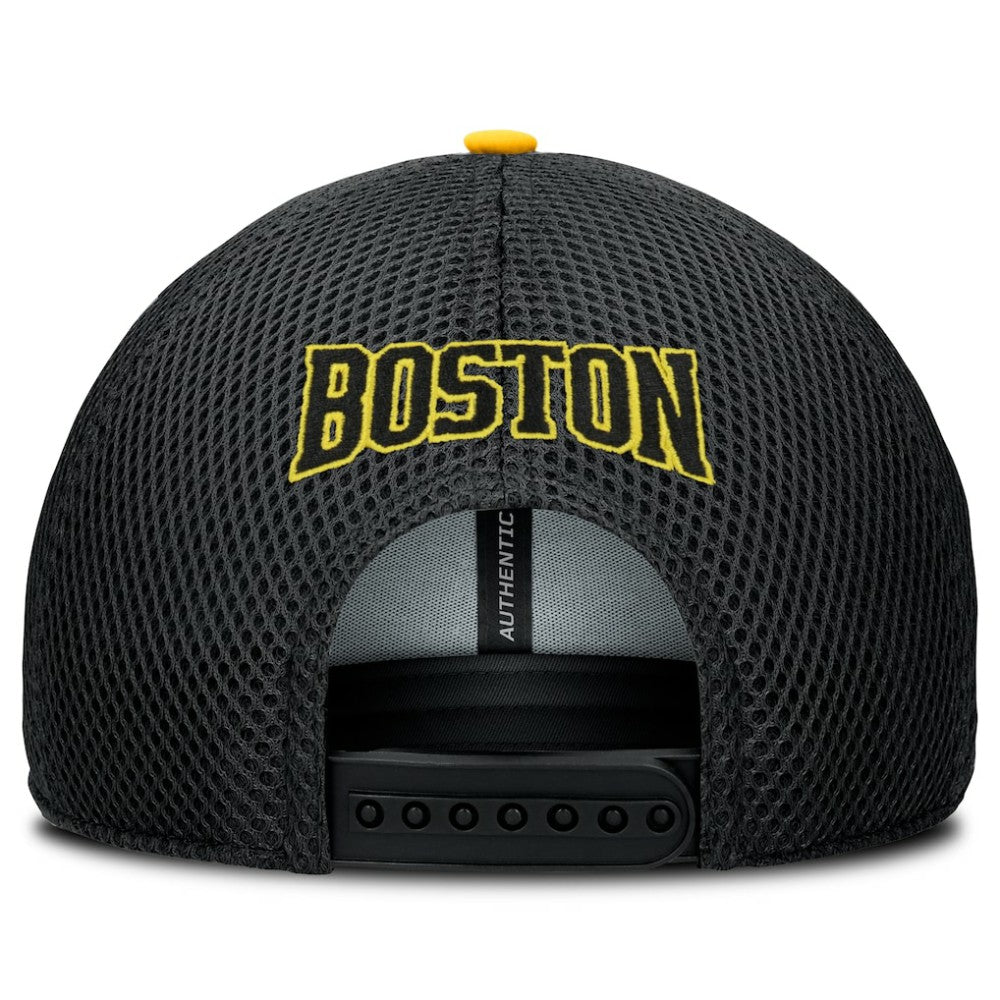 Boston Bruins Fanatics 2026 NHL Stadium Series Authentic Pro Adjustable Trucker Hat - Gold/Black - NHL 2001716787