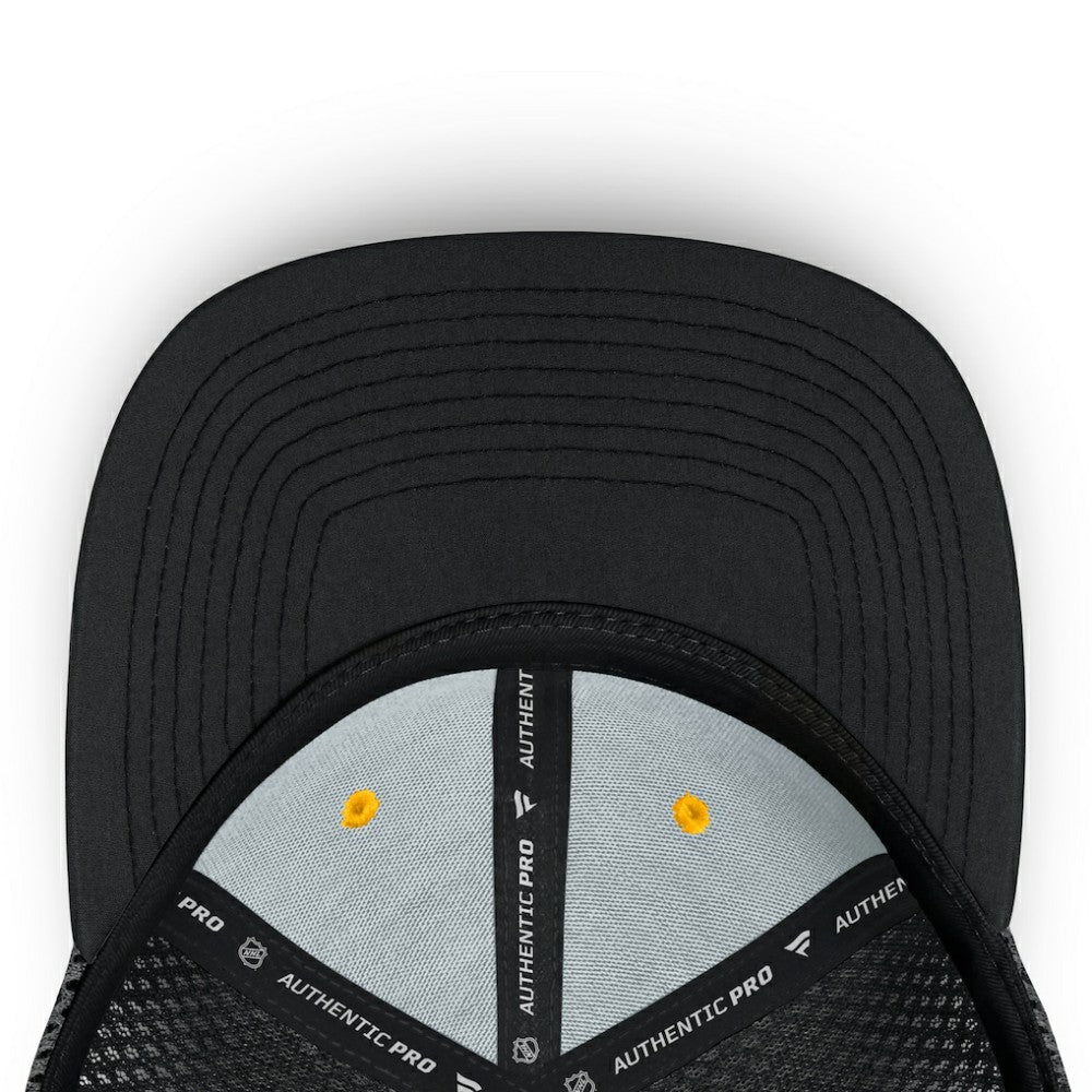 Boston Bruins Fanatics 2026 NHL Stadium Series Authentic Pro Adjustable Trucker Hat - Gold/Black - NHL 2001716787