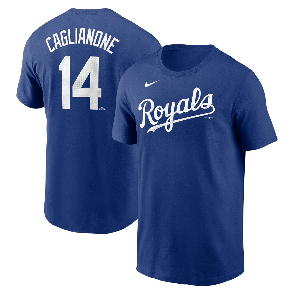 Jac Caglianone Kansas City Royals Nike Fuse Name & Number T-Shirt - Royal - Nike Discount