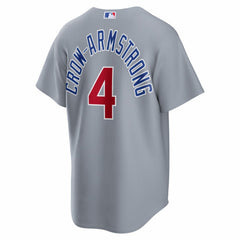 Pete Crow-Armstrong Chicago Cubs Nike Road Replica Jersey - Gray - Nike on Sale